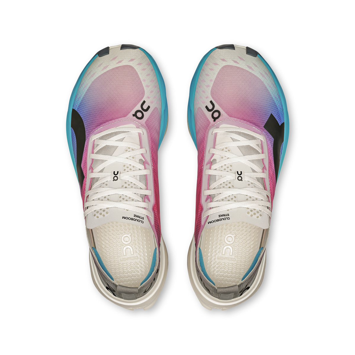 On Running Women's Cloudboom Strike 3195 White/Horizon top