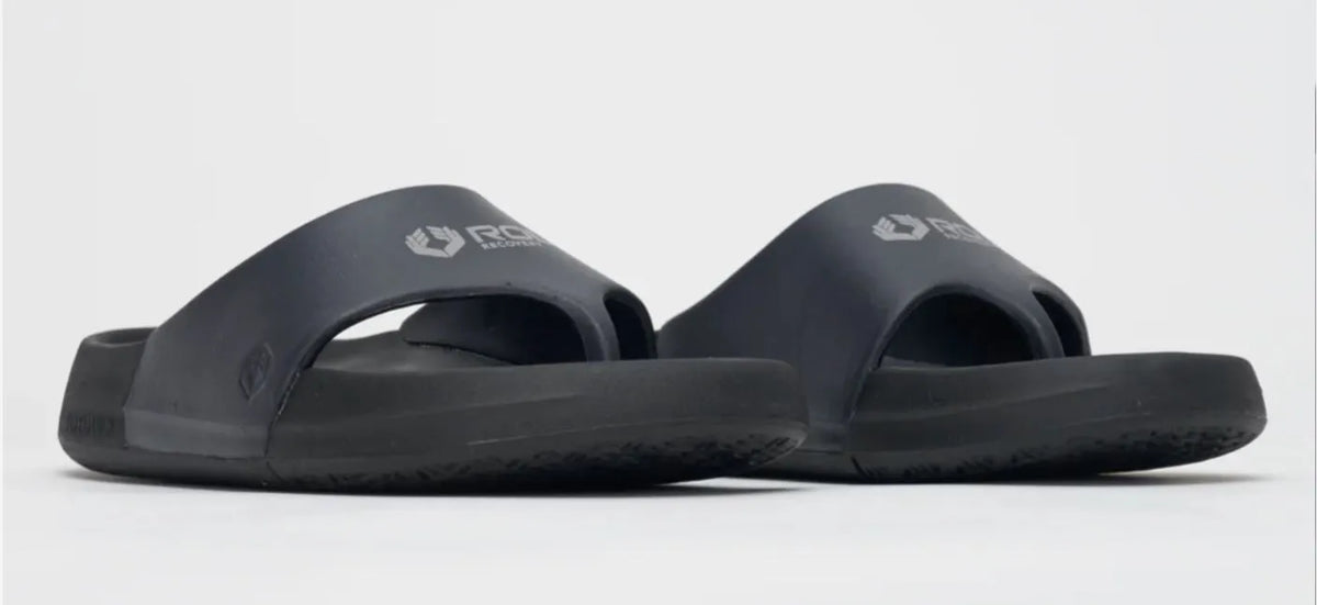 Roll Recovery Superplush Men's Flipflop Carbon/Black