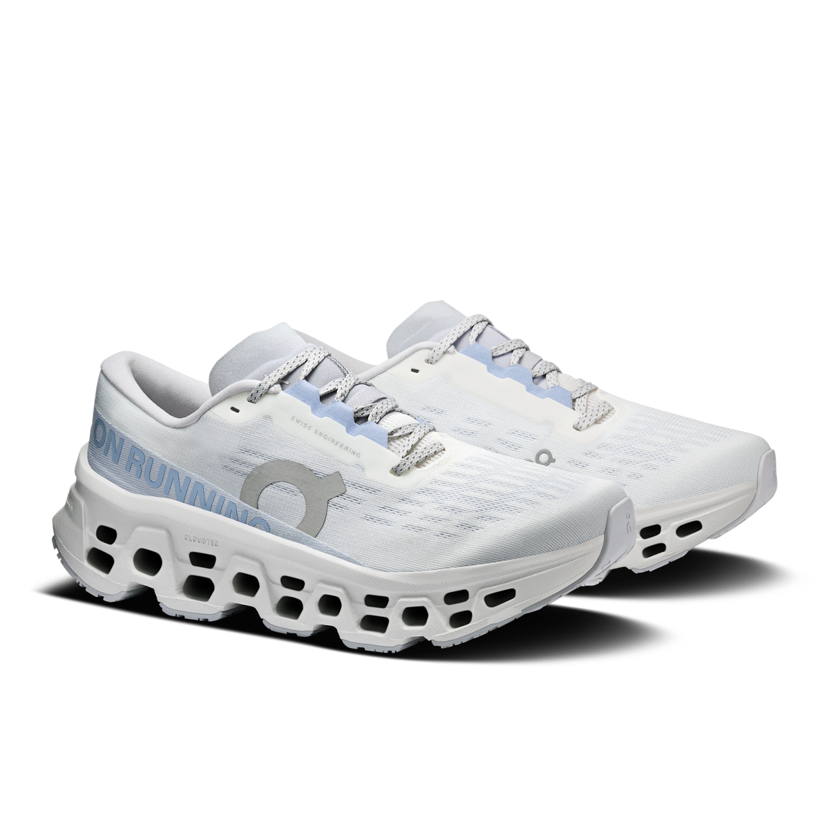 On Running Women's Cloudmonster 3 0664 White/Frost pair angle