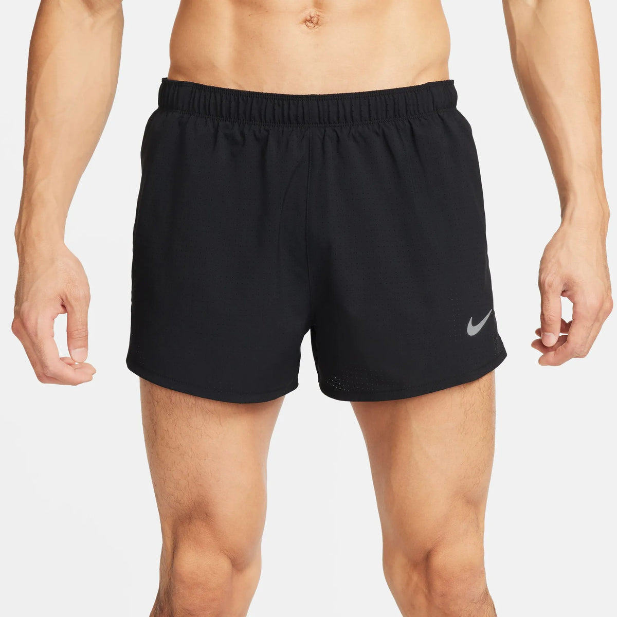 Nike Men's Dri-FIT Fast 3" Brief-Lined Running Shorts 010 Black/Black/Reflective Silver