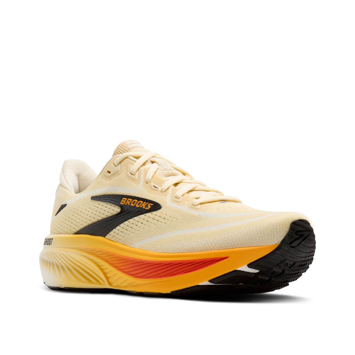 Brooks Men's Ghost 18 281 Rutabaga/Tigerlily/Orange pair angle