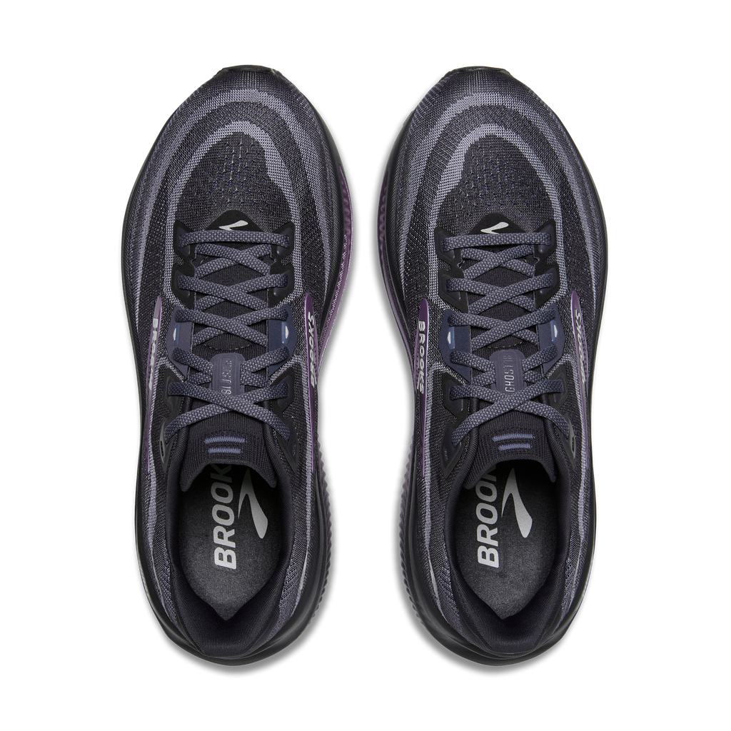 Brooks Women's Ghost 18 058 Ebony/Folkstone/Metallic top