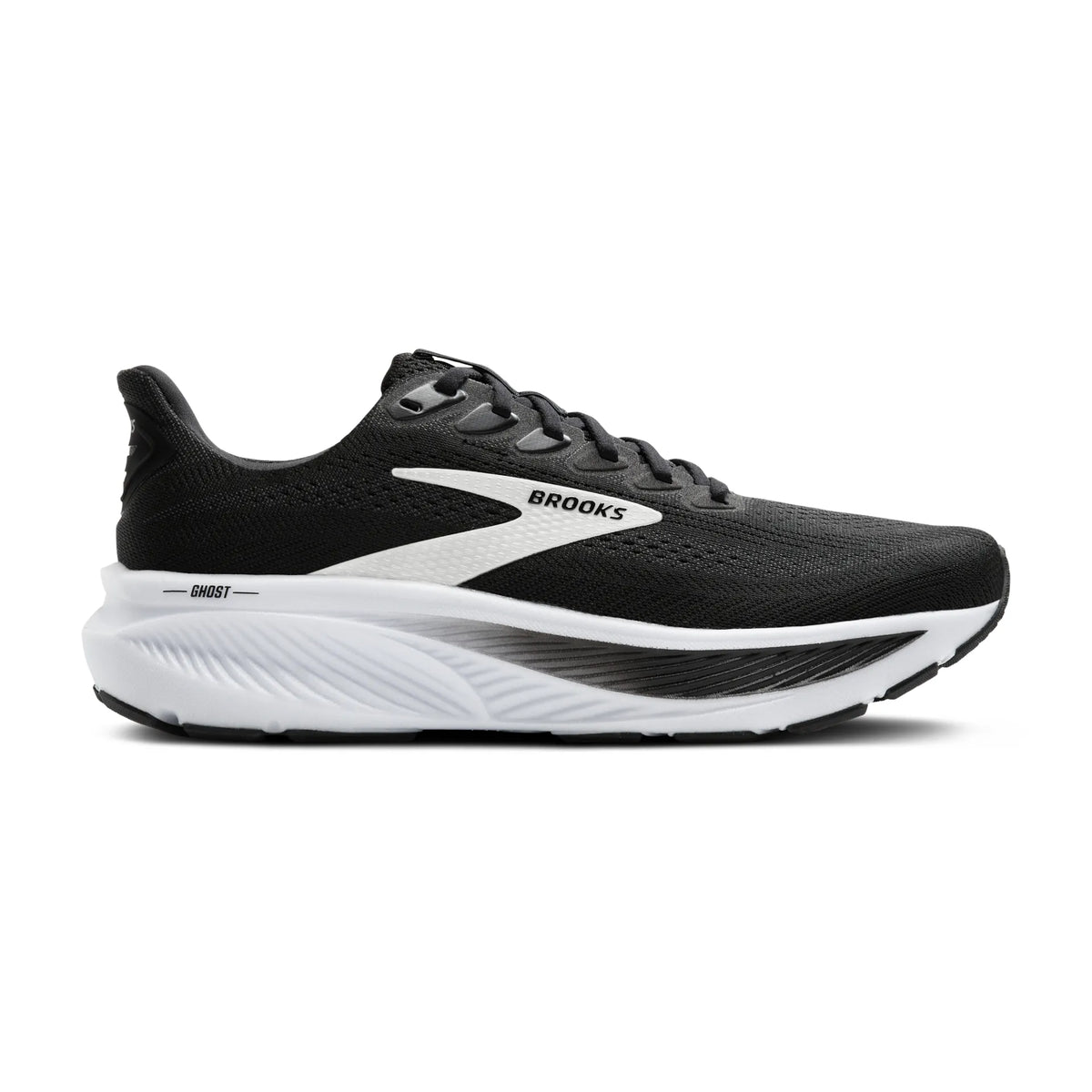 Brooks Men's Ghost 17 090 Black/Grey/White