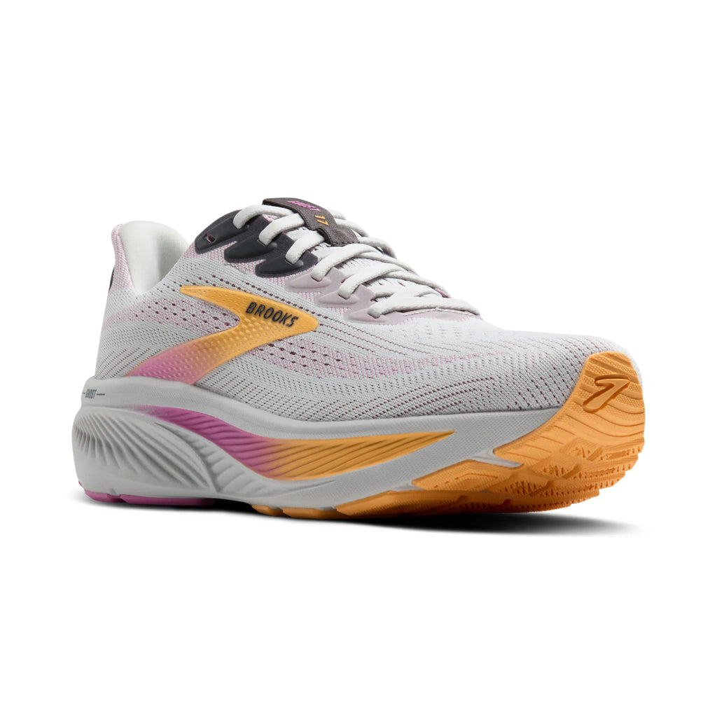 Brooks Women's Ghost 17 070 Oyster/Apricot/Pink