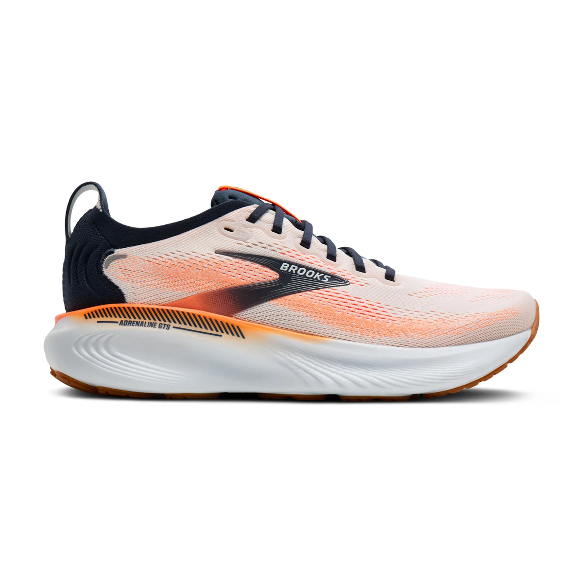 Brooks Men's Adrenaline GTS 25 123 White/Spellbound/Orange