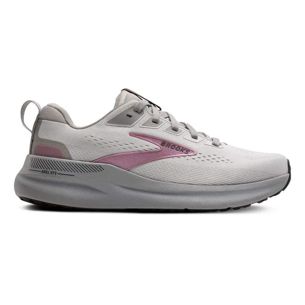 Brooks Women's Ariel GTS 26 094 OysterMushroom/Alloy/Pink