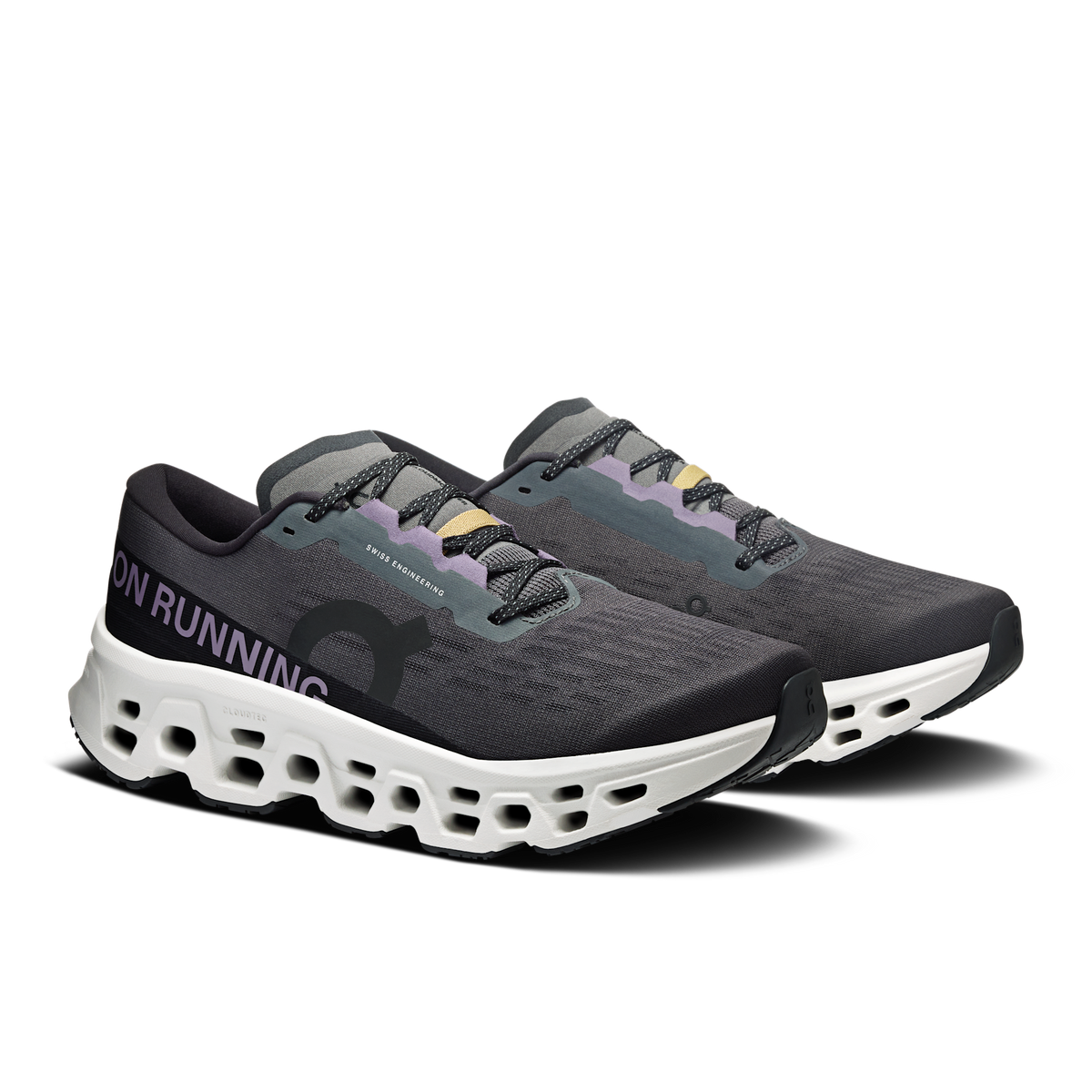 On Running Men's Cloudmonster 3 0726 Eclipse/Frost pair angle
