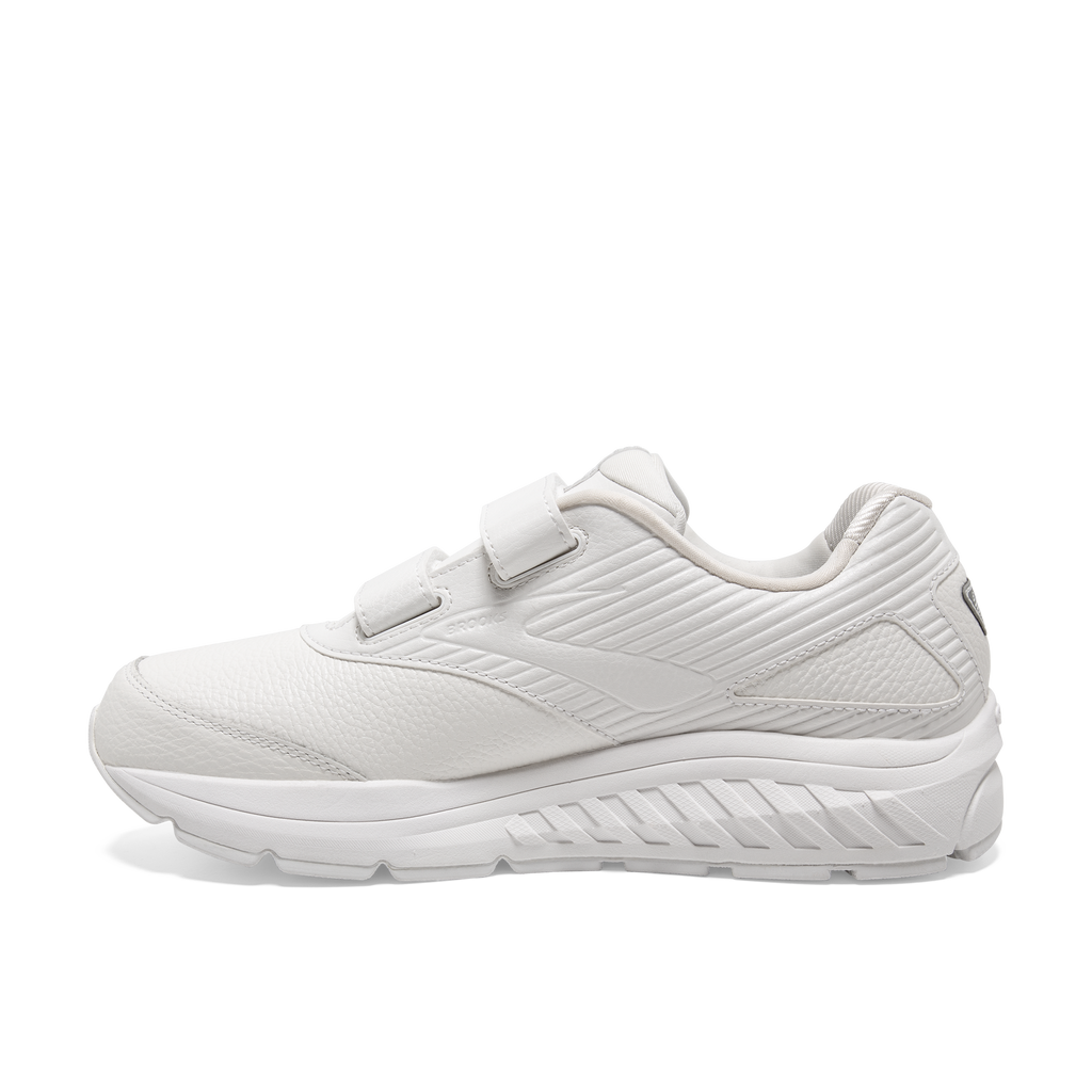 Brooks Men's Addiction Walker Velcro Wide 142 White/White medial