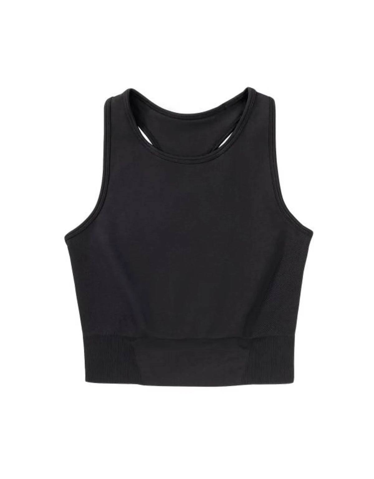 Fitness Sports Women's Force Seamless Crop Tank 200 Black