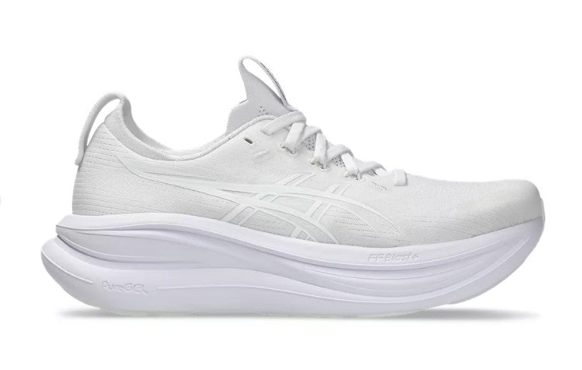 ASICS Women's Gel-Nimbus 28  100 White/White