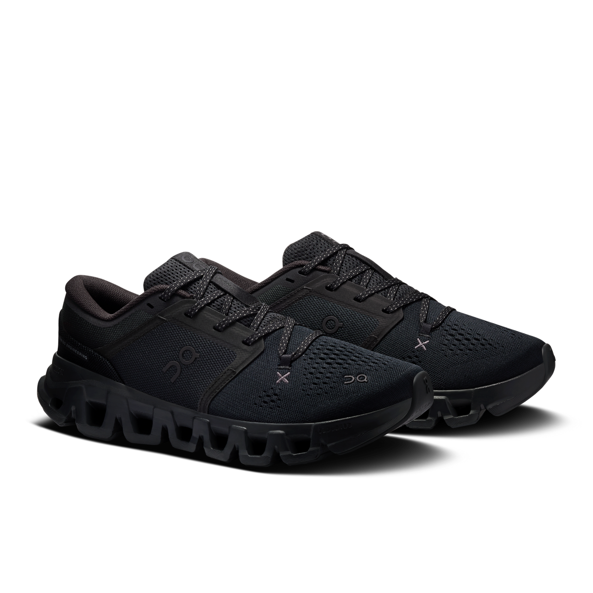 On Running Women's Cloud X 5 1043 Black/Black pair angle