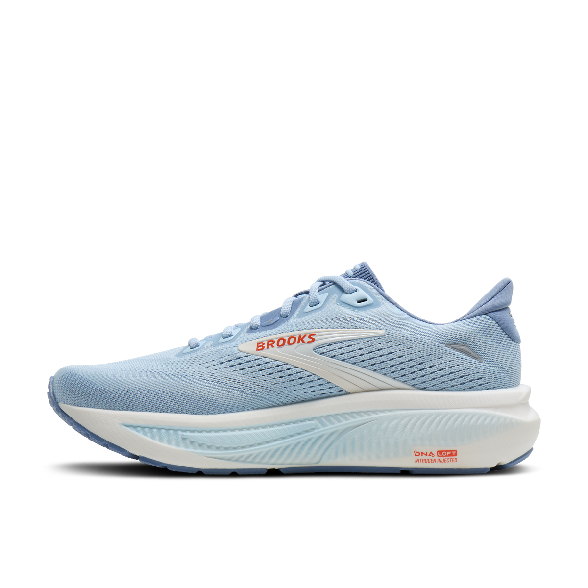 Brooks Women's Ghost 18 473 Nantucket/Tigerlily/Coconut medial
