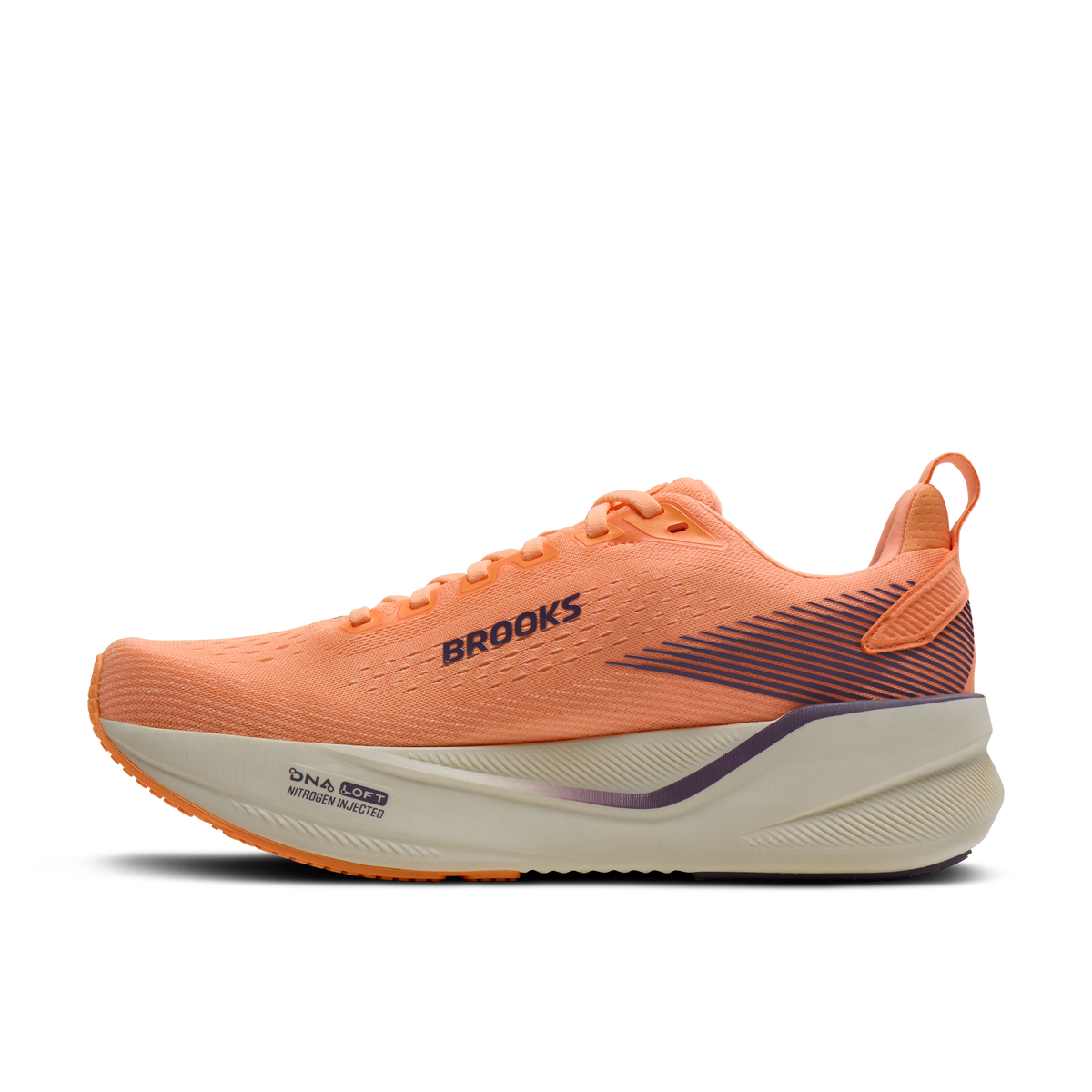Women's Ghost Max 4 868 CyberPeach/Grape/Bluewash medial