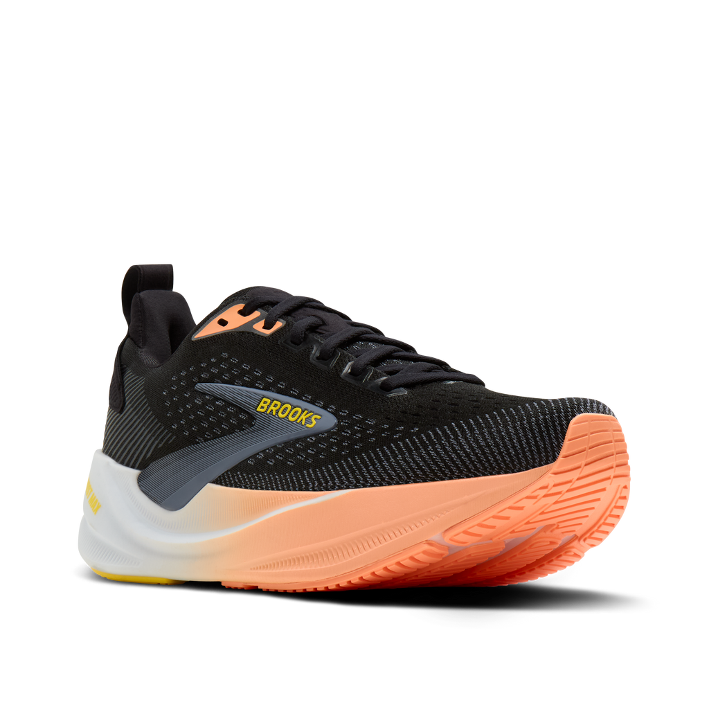 Women's Ghost Max 4 026 Black/Folkstone/CyberPeach pair angle