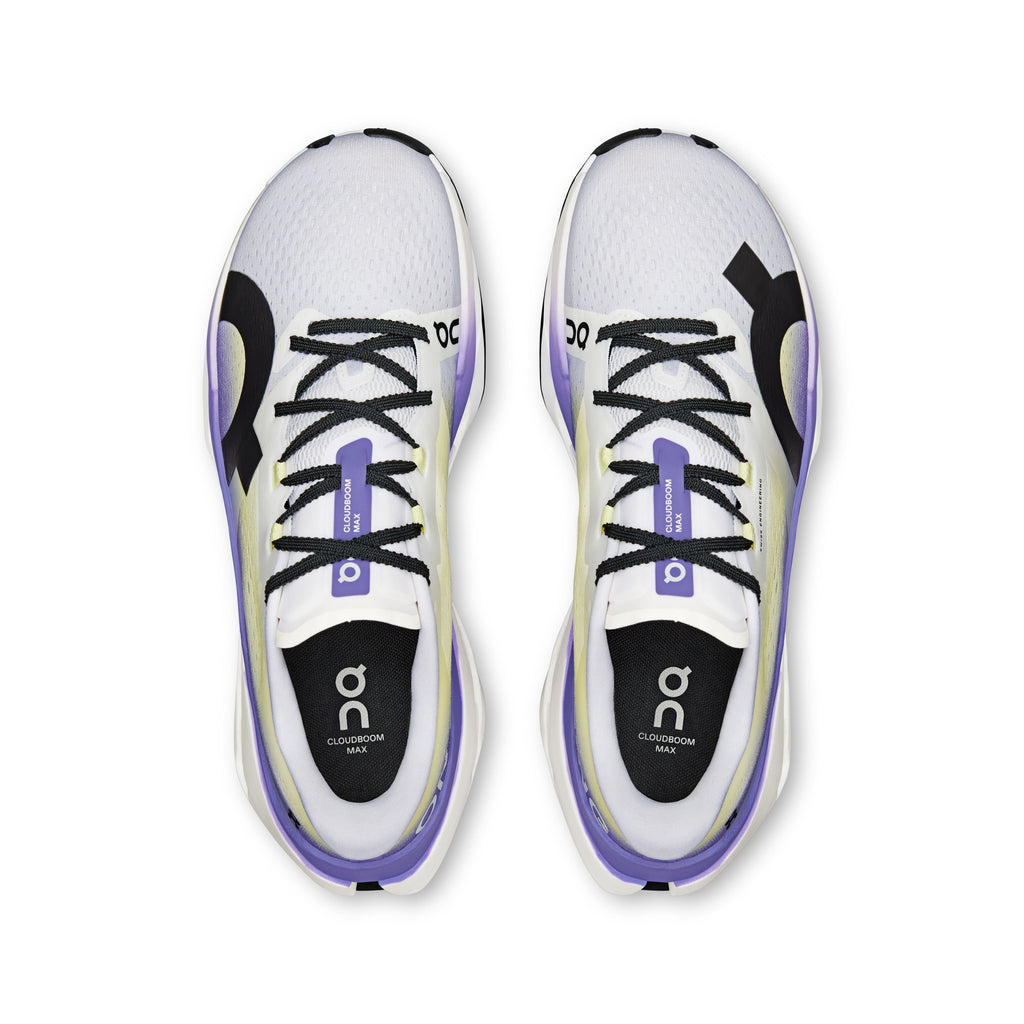On Running Men's Cloudboom Max 0438 White/Juniper pair angle