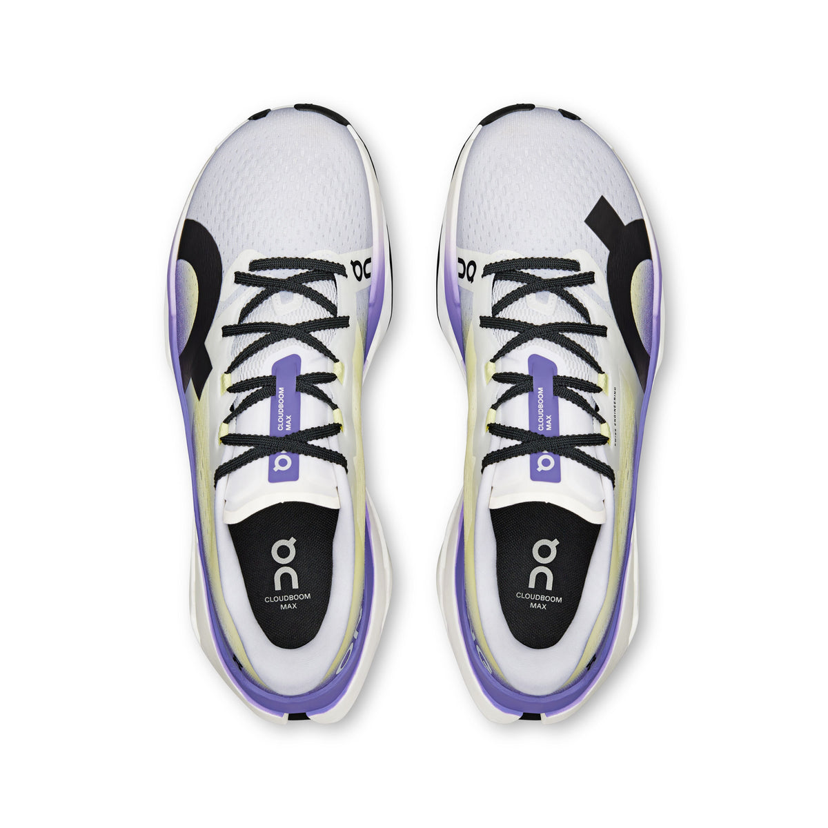 On Running Men's Cloudboom Max 0438 White/Juniper pair angle