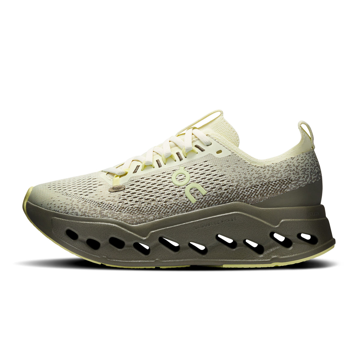 On Running Women's Cloudsurfer Max 4734 Seedling/Olive lateral