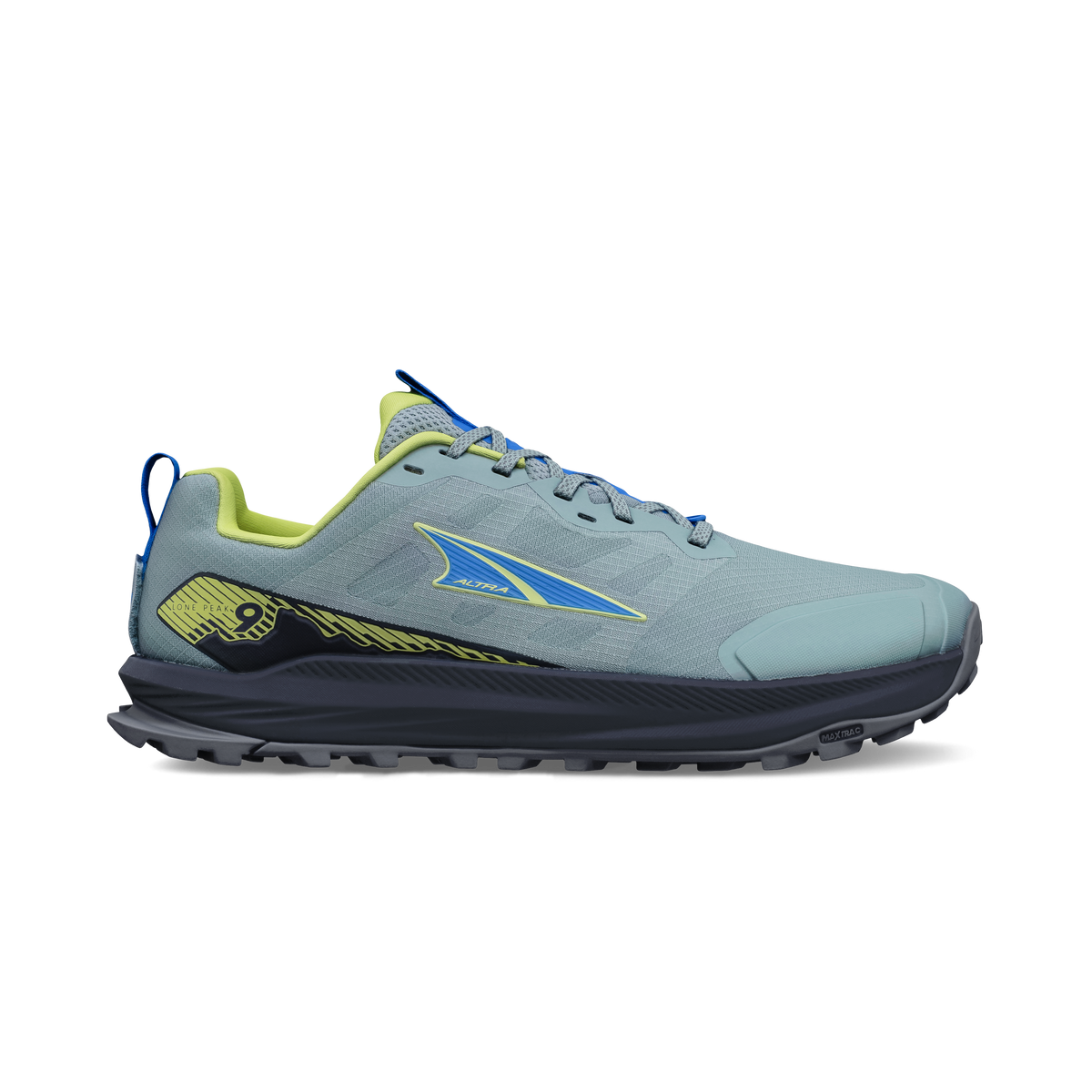 Altra Men's Lone Peak 9 242 Gray/Blue lateral