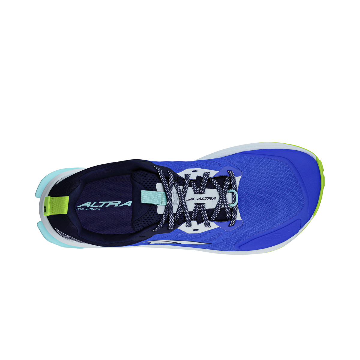 Altra Men's Lone Peak 9 431 Blue/Lime outsole