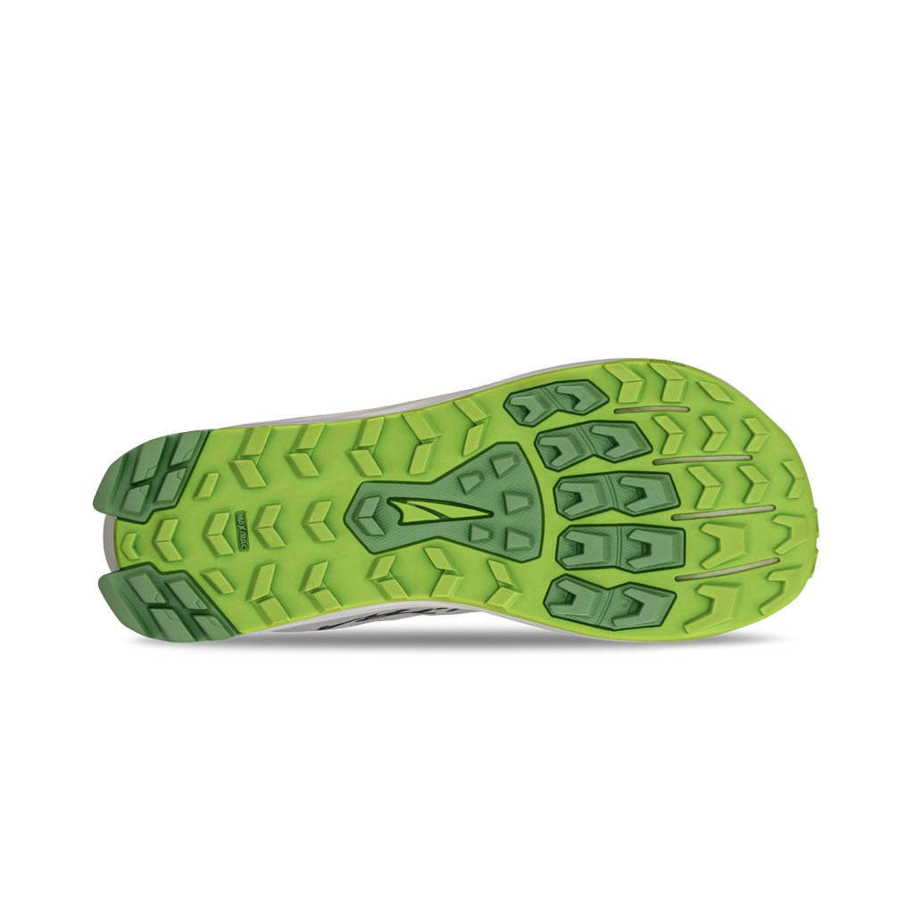 Altra Women's Lone Peak 9 232 Gray/Lime pair angle