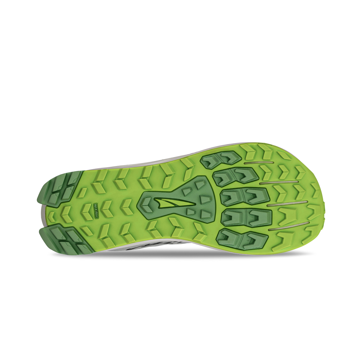 Altra Women's Lone Peak 9 232 Gray/Lime pair angle