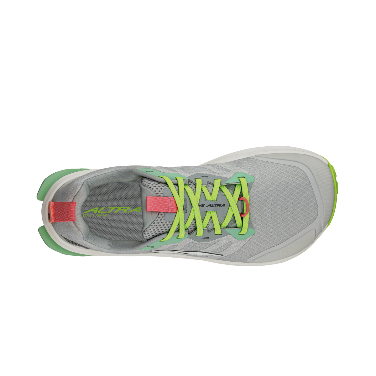 Altra Women's Lone Peak 9 232 Gray/Lime outsole
