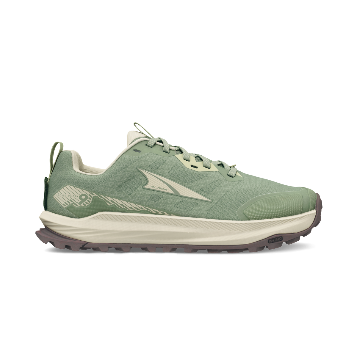 Altra Women's Lone Peak 9 330 Green lateral