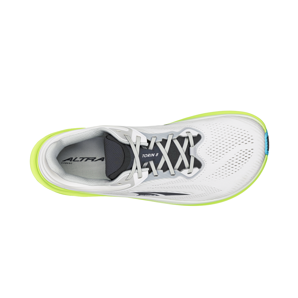 Altra Men's Torin 8 102 White/Lime outsole