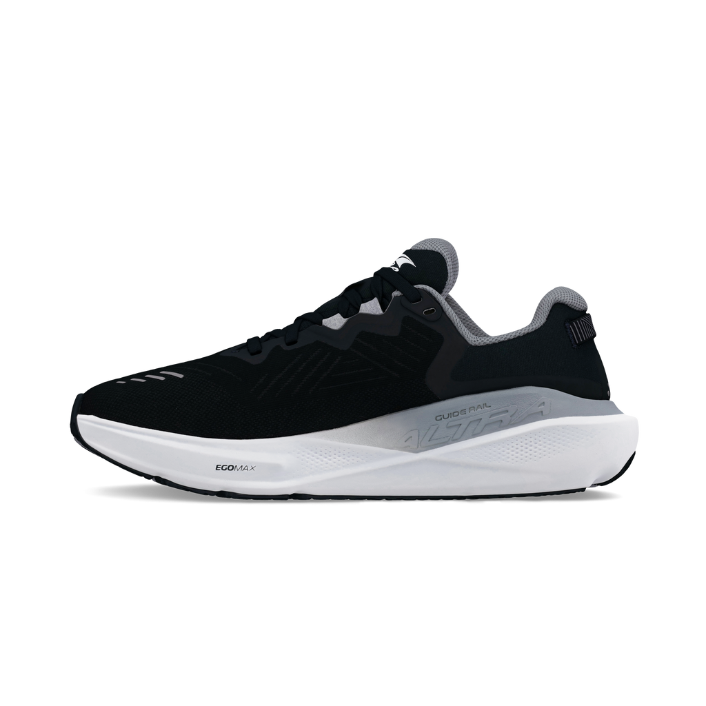 Altra Women's Paradigm 8 010 Black/White heel