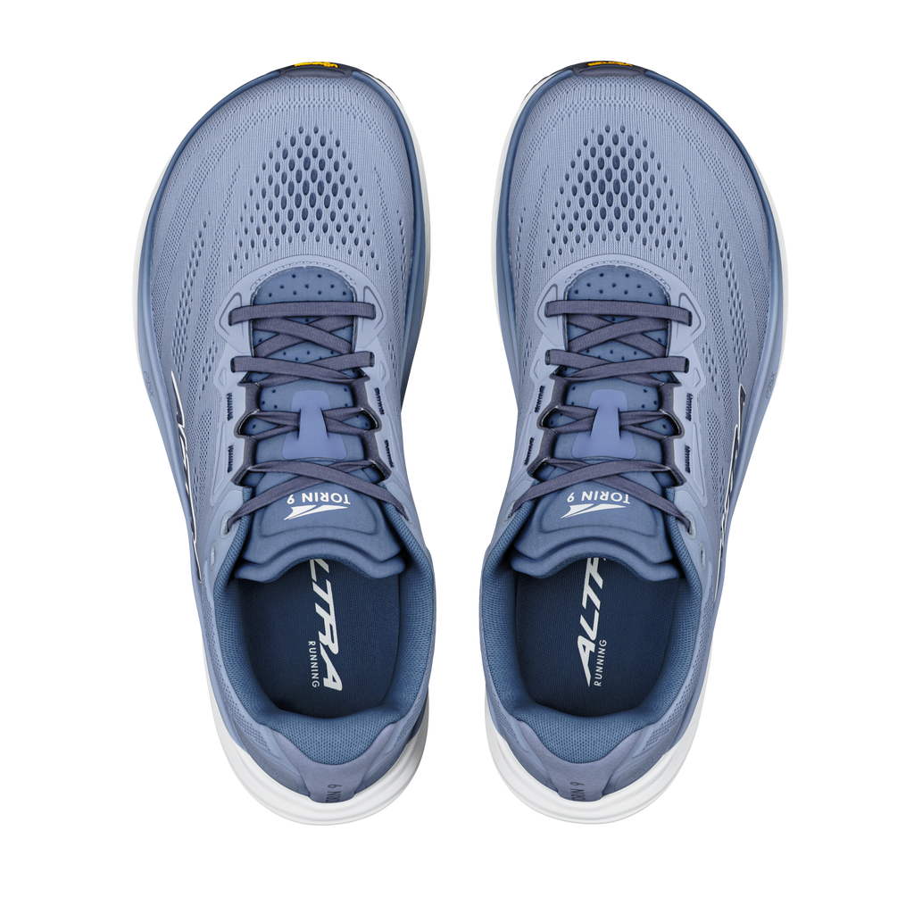 Altra Men's Torin 9 87S FlintStone/BlueNights pair angle