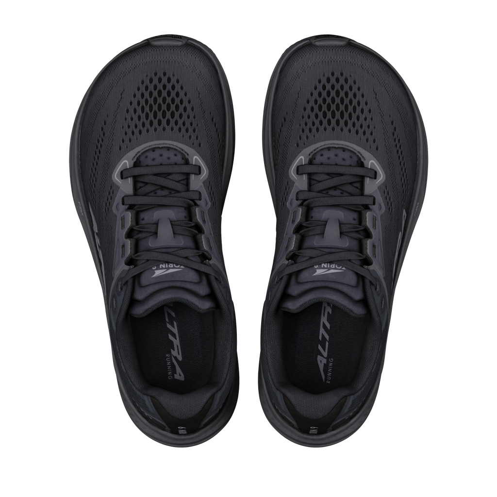 Altra Women's Torin 9 72C Black/Black/Castlerock pair angle
