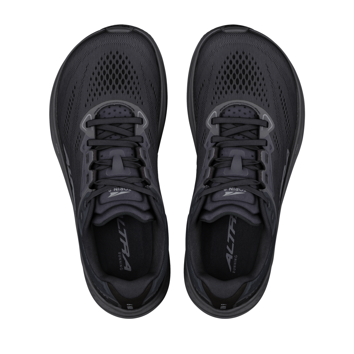 Altra Women's Torin 9 72C Black/Black/Castlerock pair angle
