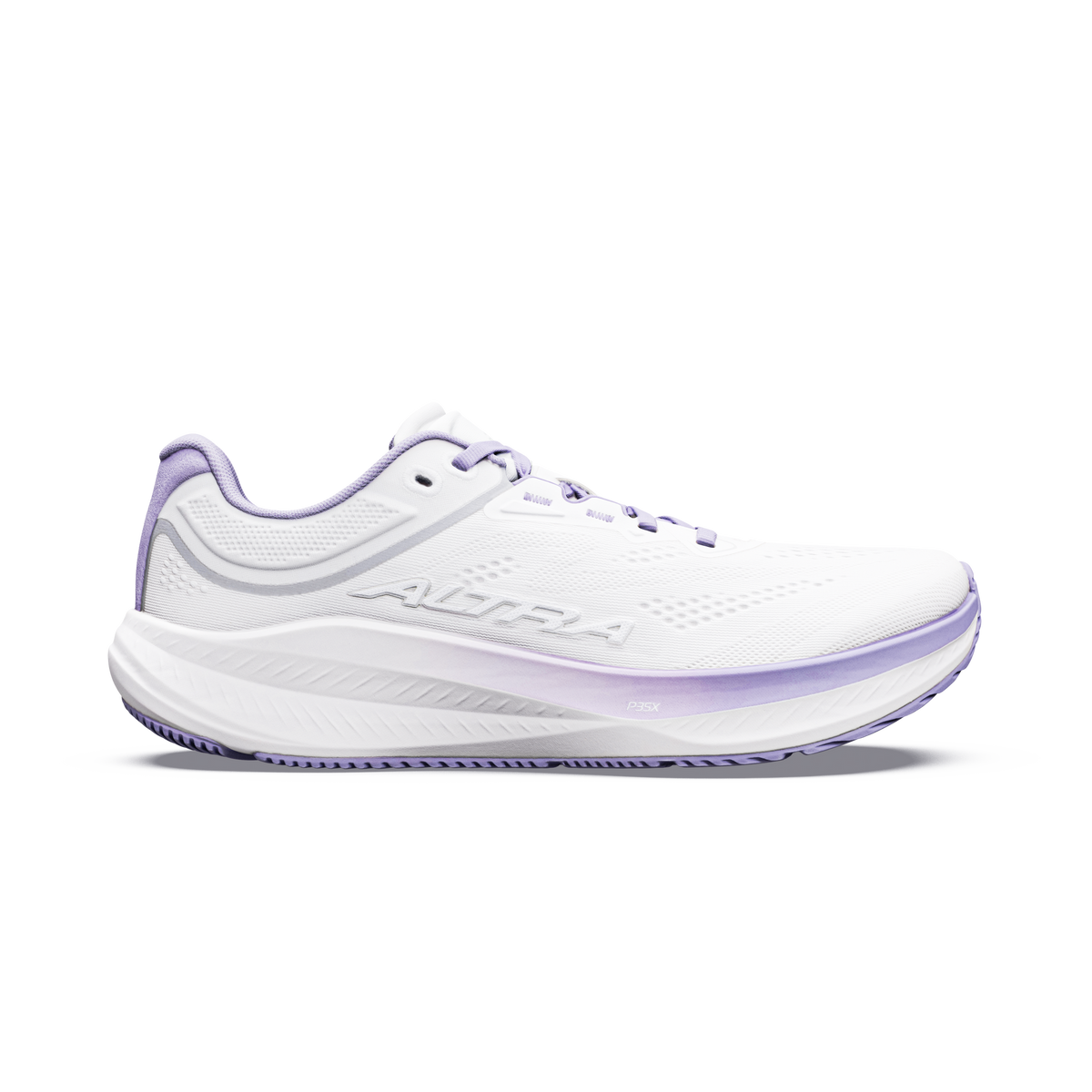 Altra Women's Torin 9 72D White/White/Wisteria lateral