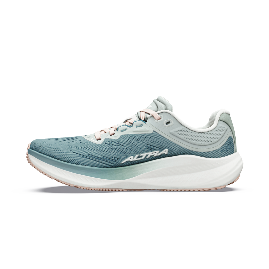 Altra Women's Torin 9 73I SeaPine/Ice/Greenmileu heel