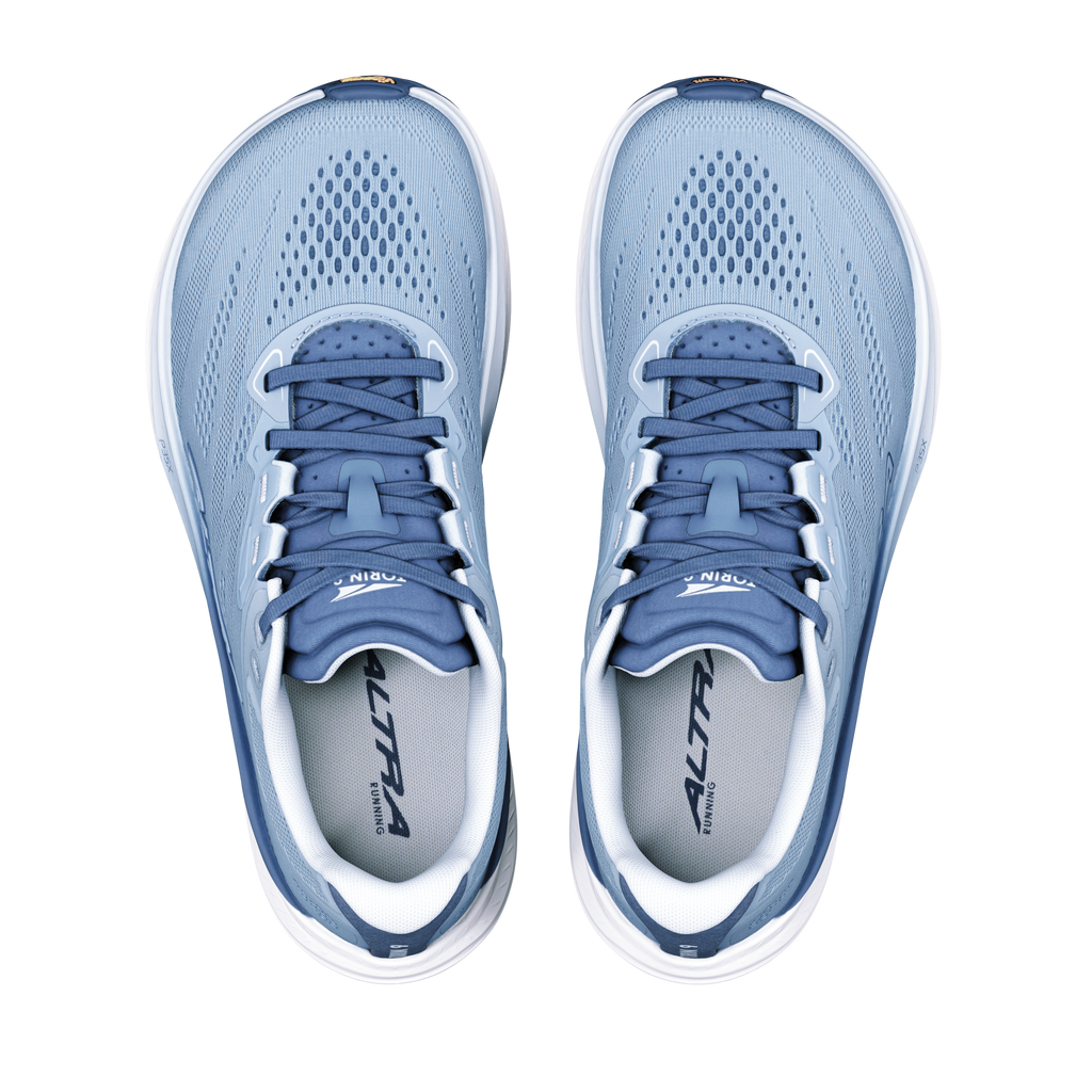 Altra Women's Torin 9 87V Windwardblue/White/Dkdm pair angle