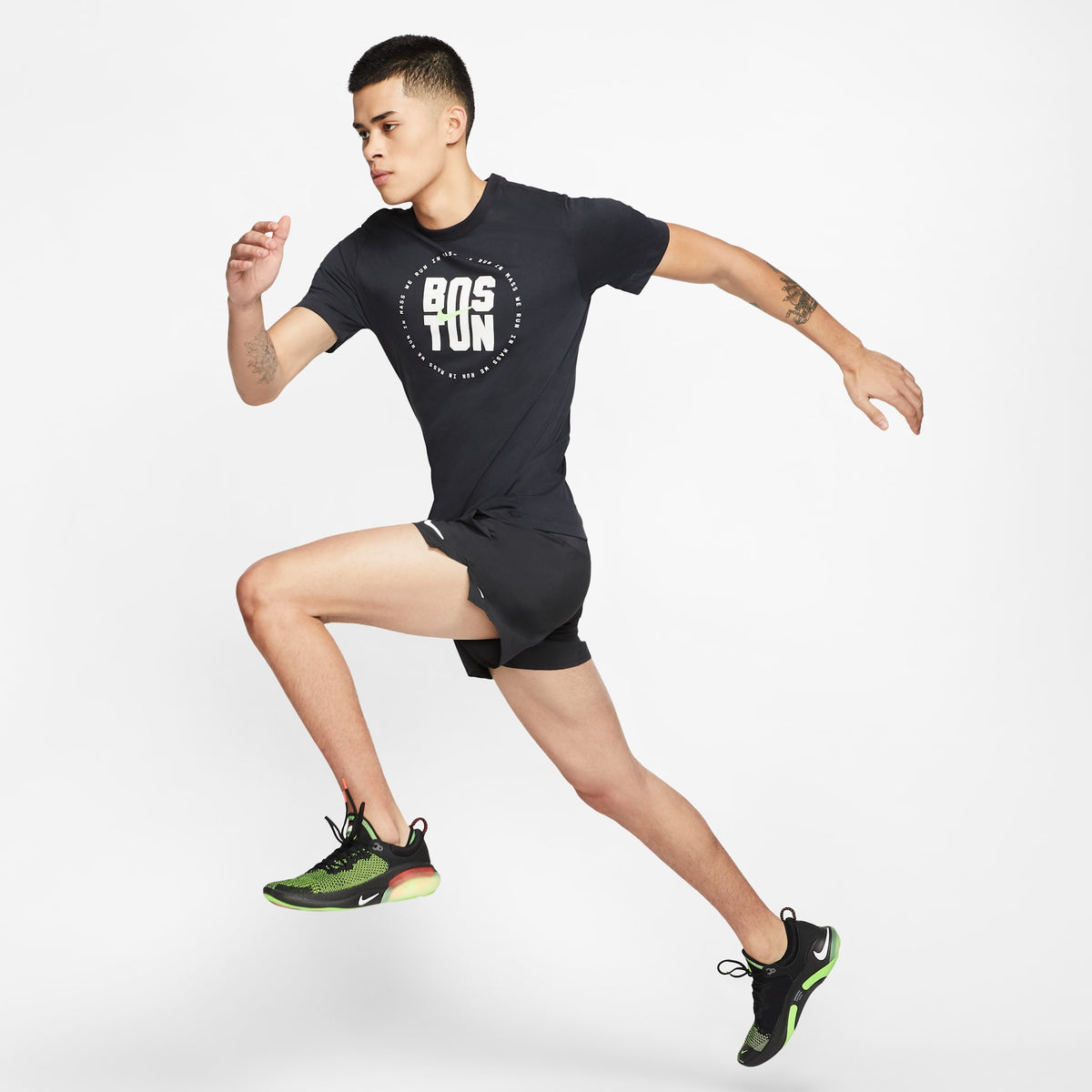 Men's Running Short 01 Black detail 2