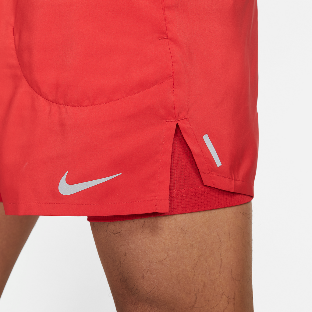 Nike 5" Shorts 657 Red pair angle