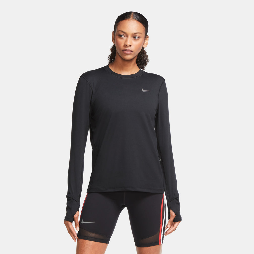 WOMAN'S DRI FIT Long Sleeve 010 Black/Black lateral