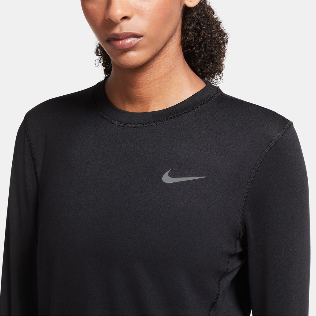 WOMAN'S DRI FIT Long Sleeve 010 Black/Black medial