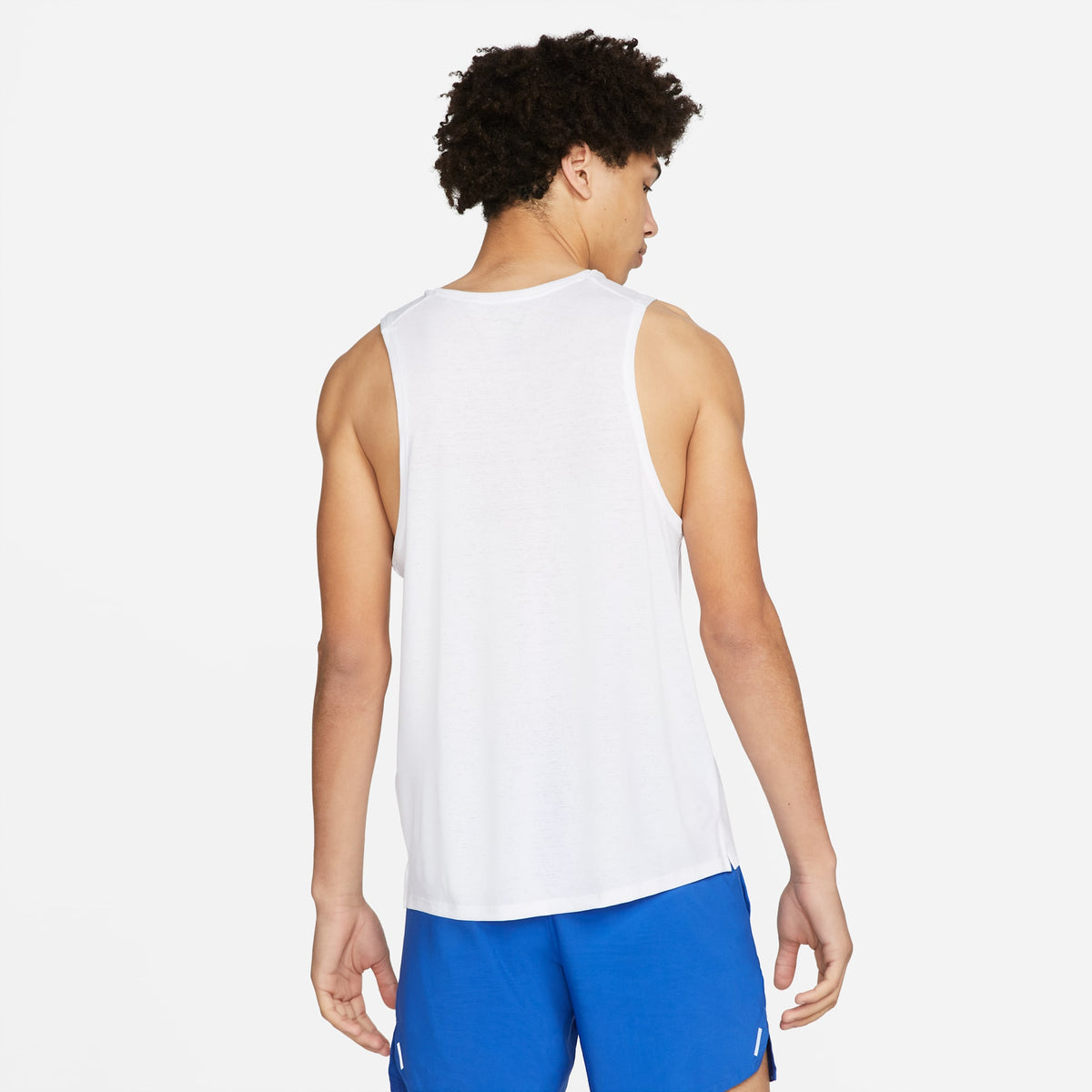 Nike Men's white tank 100 White/Silver outsole