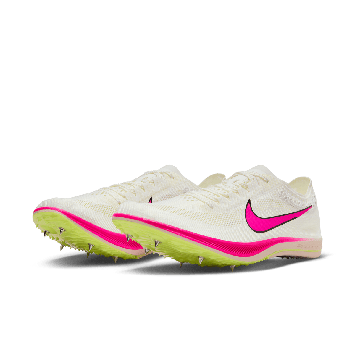 Nike ZoomX Dragonfly 101 Sail/Pink pair angle