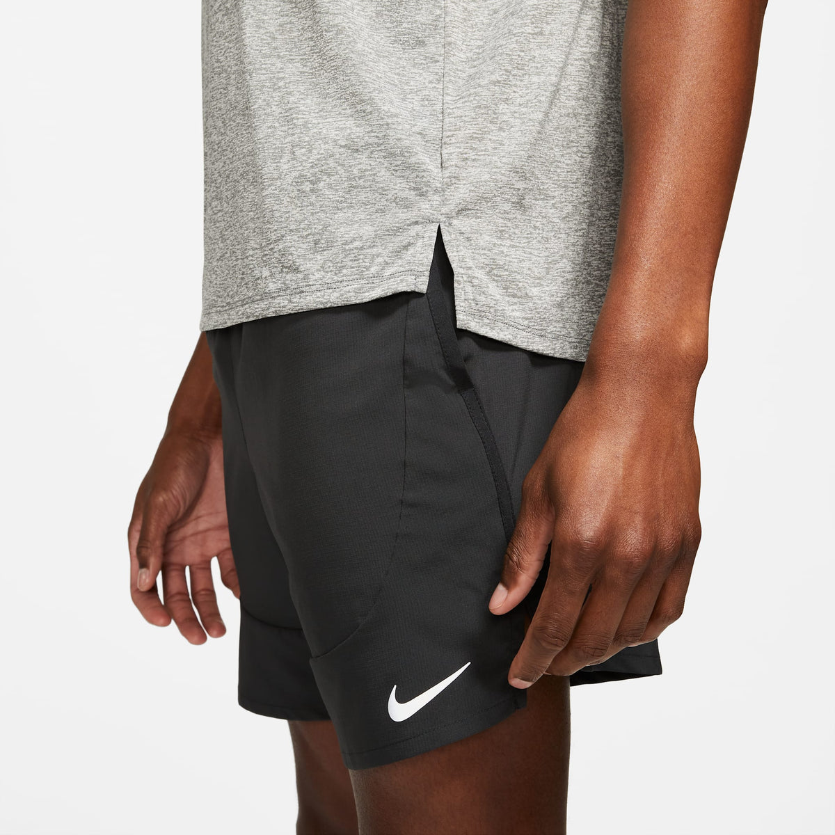 Nike Dri- FIT Shirt 084 Gray/Silver pair angle