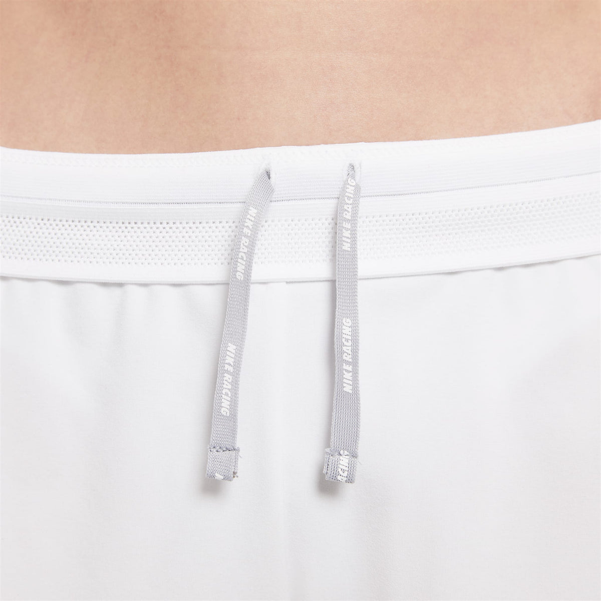 Nike Women's dri-fit 2" shorts 100 White pair angle