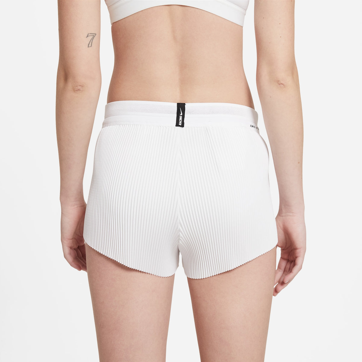 Nike Women's dri-fit 2" shorts 100 White medial