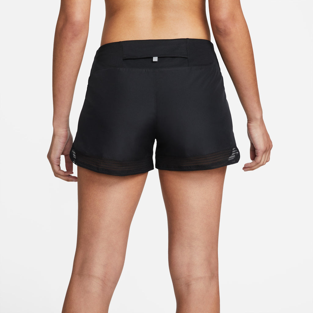 Nike Women's DriFit Shorts 010 Black/Silver medial