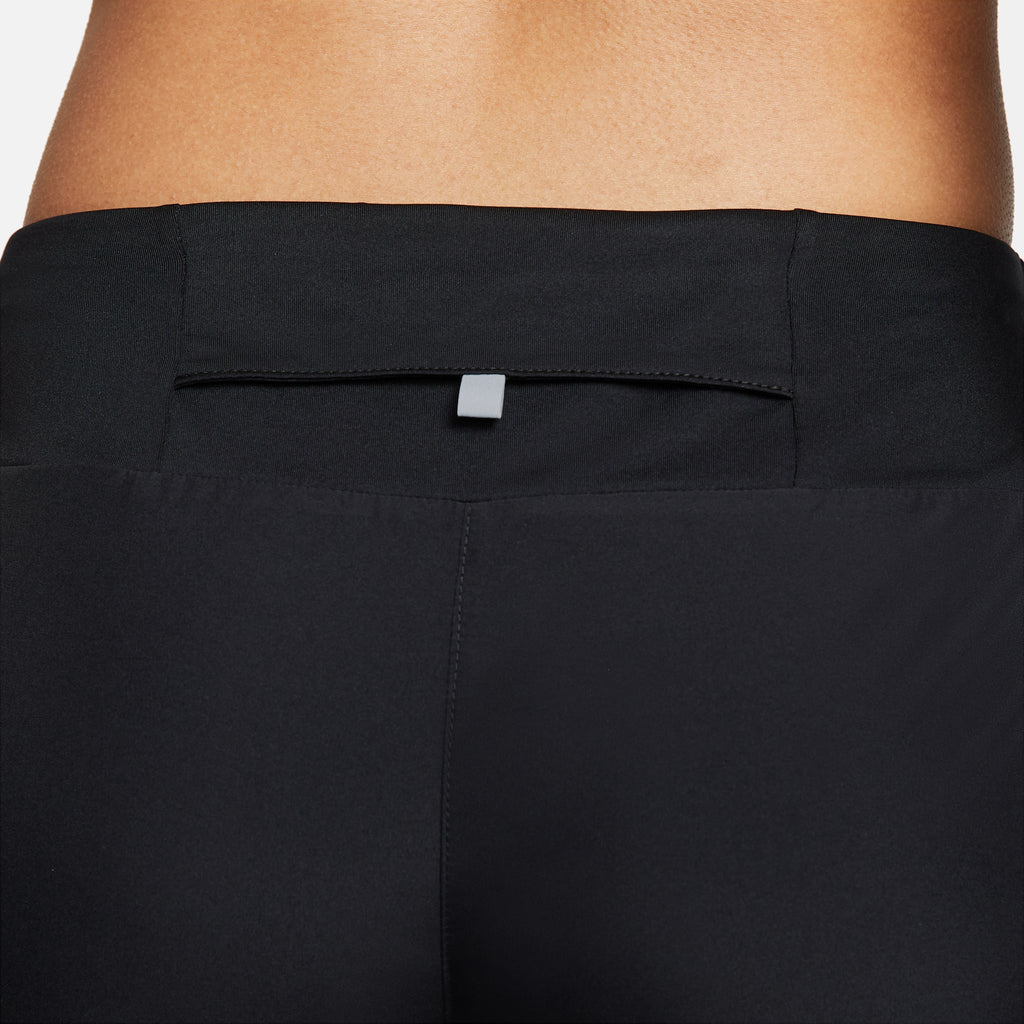 Nike Women's DriFit Shorts 010 Black/Silver heel