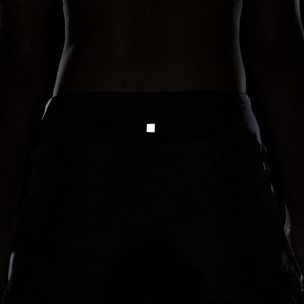 Nike Women's DriFit Shorts 010 Black/Silver detail 2