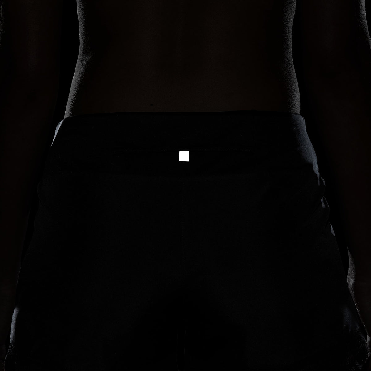 Nike Women's DriFit Shorts 010 Black/Silver detail 2