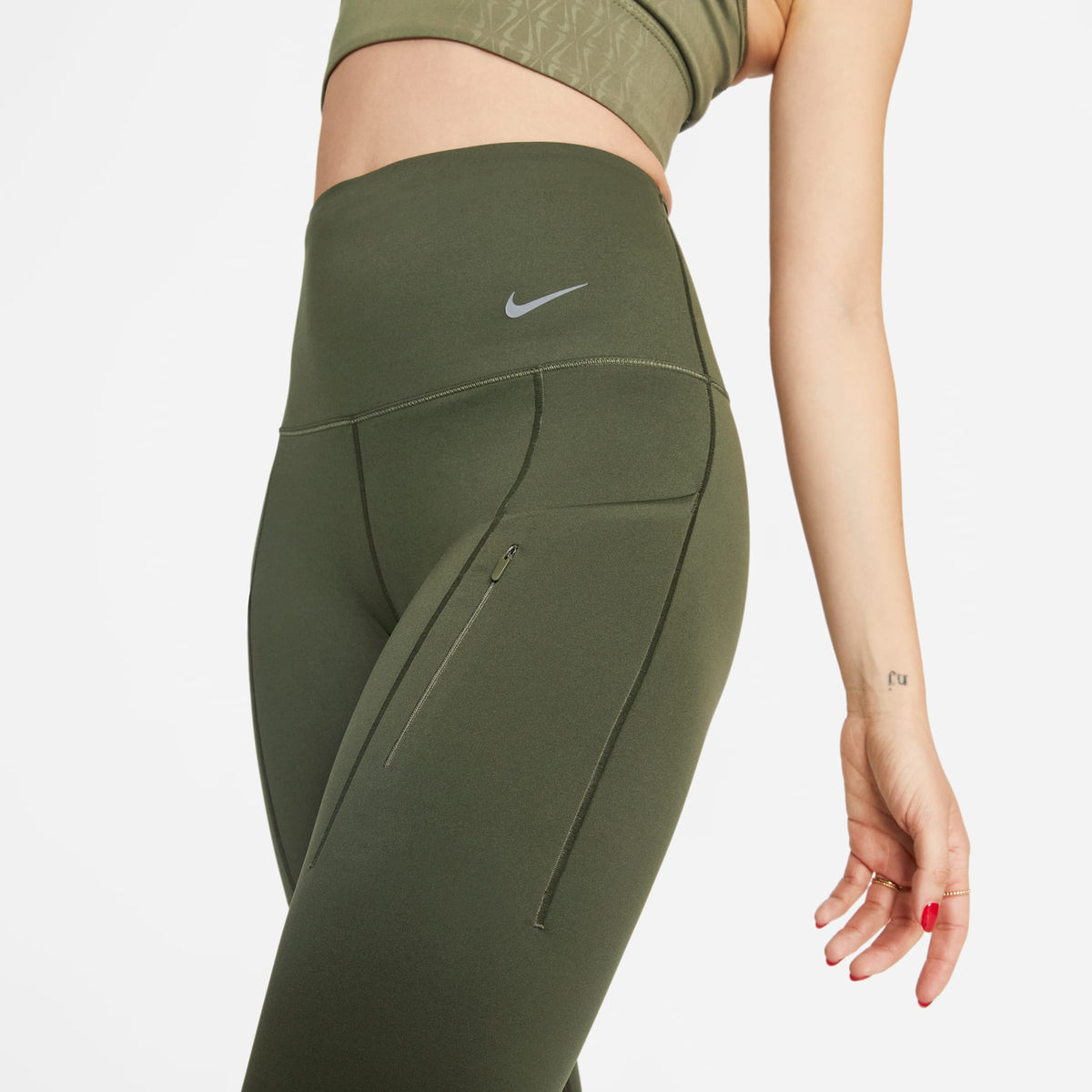 Nike Dri-Fit Tight 325 Green/Black top