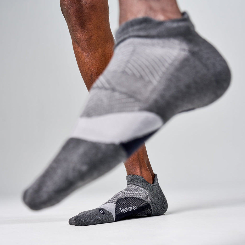 Feetures! Elite Light Cushion Gray medial